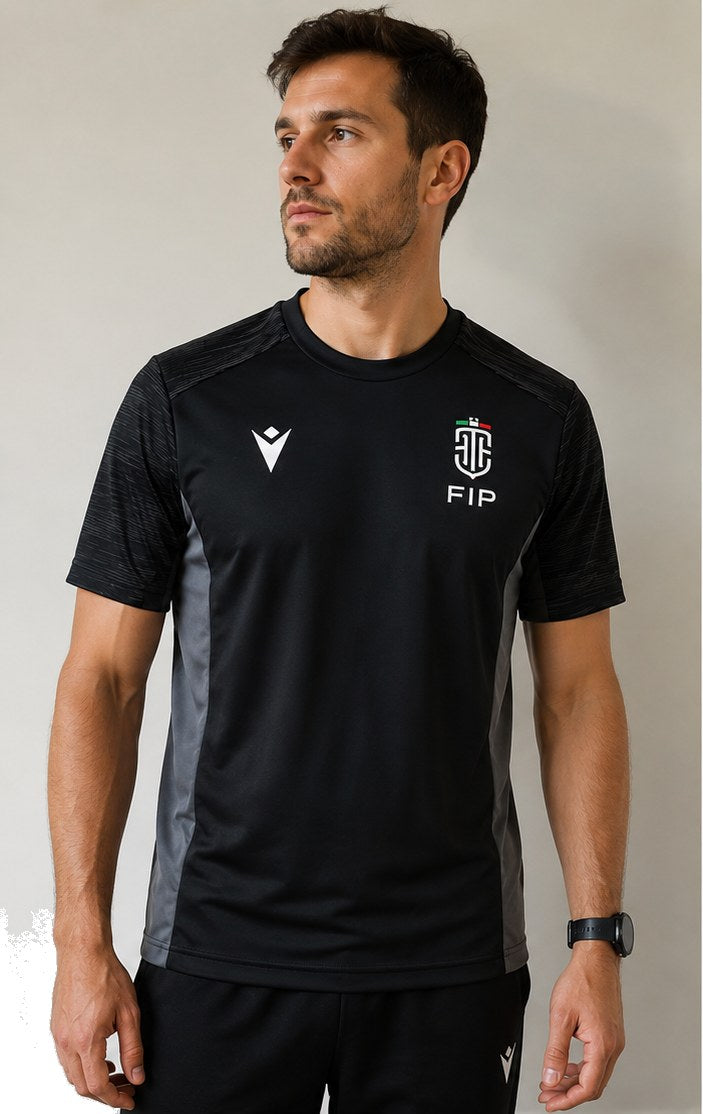T-Shirt Macron FIP Nera