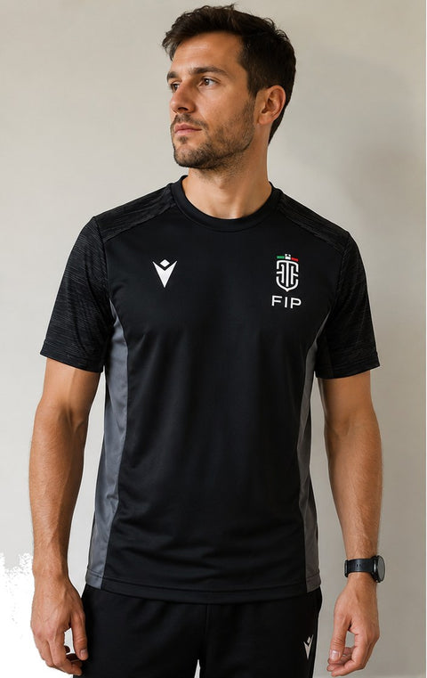 T-Shirt Macron FIP Nera